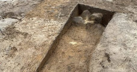 AMP26 0611 FIND Compacted Material From Hessian Sandbags In Trench 1 2 E1781256968487 816X627