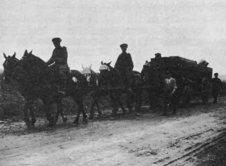 Res With A Pontoon On The Amiens Albert Road, August,1916 (IWM Q1048)
