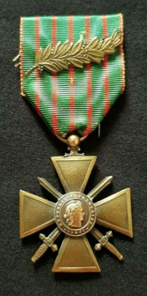 The Croix De Guerre With Palme