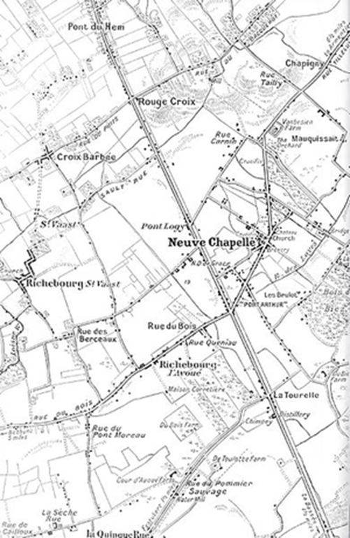 Neuve Chapelle Area 1914 1915