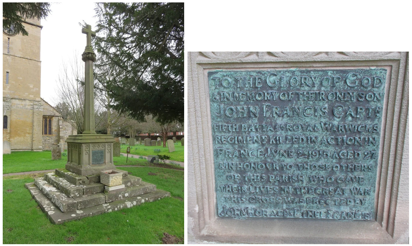 Memorial In Fladbury Churchyard