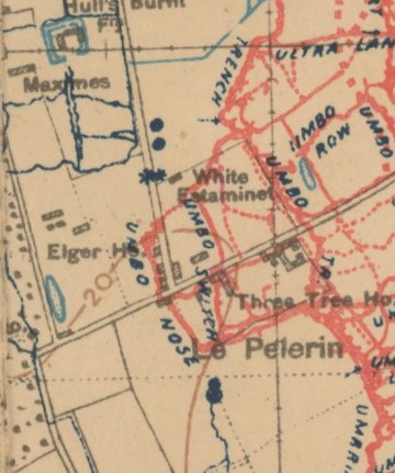Trench Map Of The Birdcage April 1917