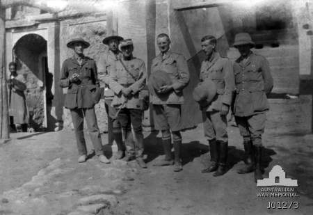 Six Officers At The Headquarters Of Starne's Detachment (Part Of The Dunsterforce) At Bijar