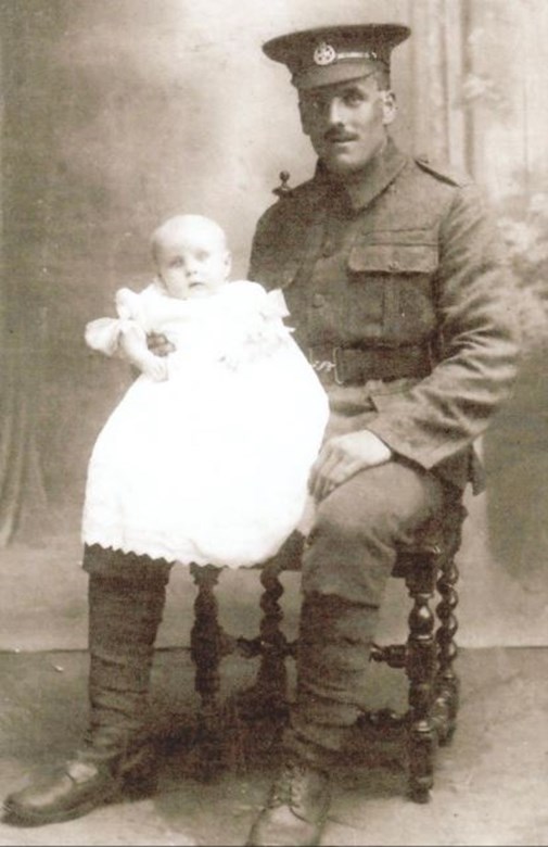 Ernest Pictured With One His Brother’S Children