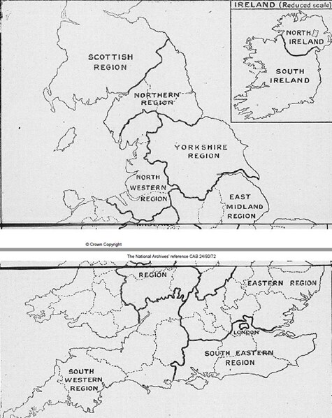 Map From 'War Pension Gazette' Dated May 1919