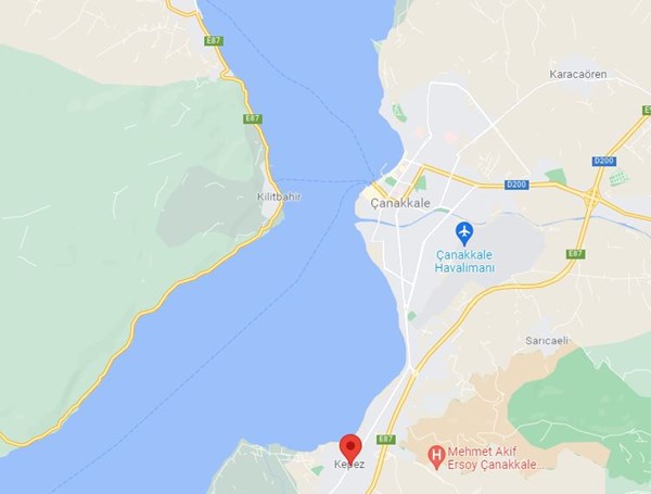 Kepez Is A Few Miles South Of Canakale