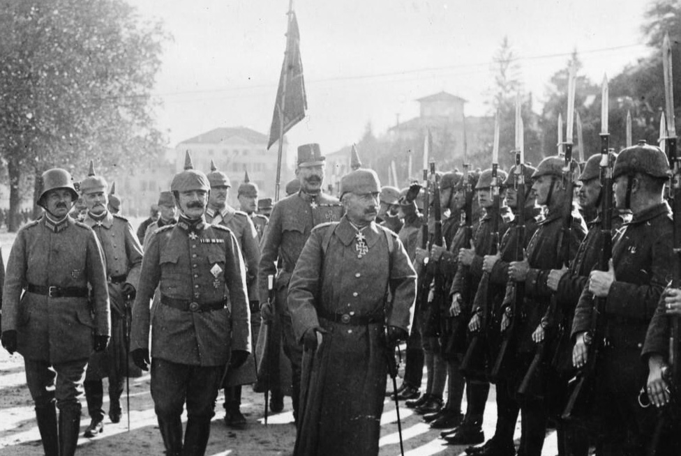 Emperor Wilhelm II In Udine In November 1917