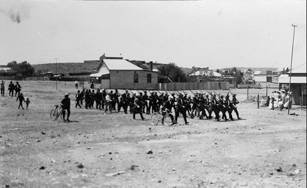 Returning To Broken Hill After The Attack, 1 January 1915. Image Courtesy Of The State Library Of South Australia.
