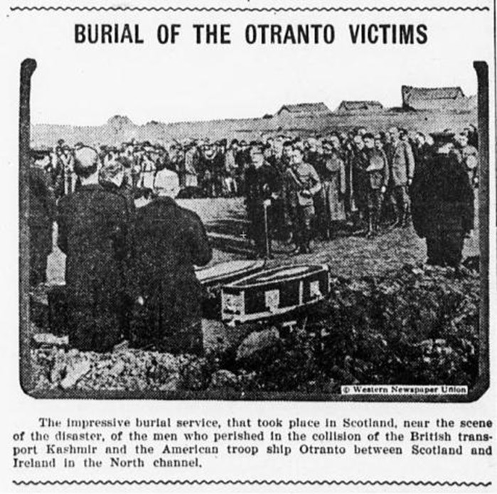Pic 17 1918 Otrantoburial