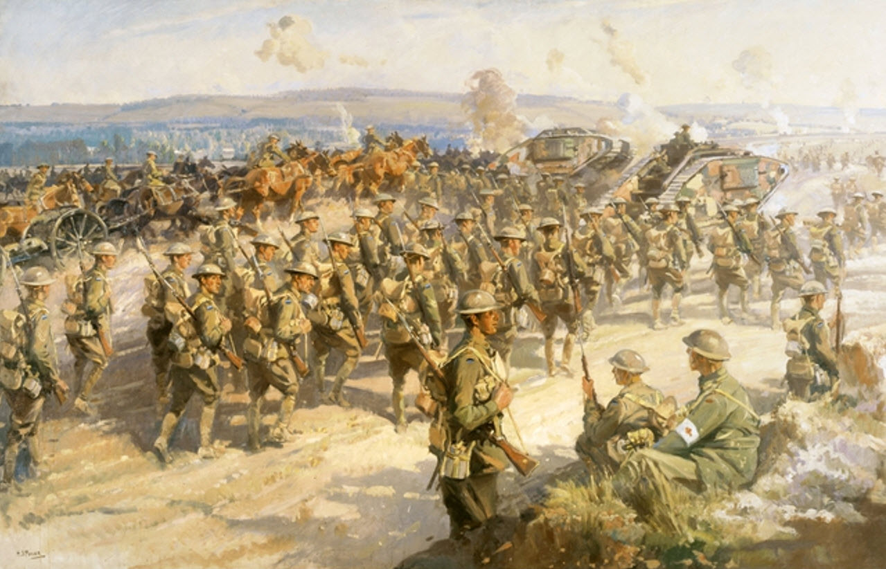 Depicts Part Of The AIF Offensive Of 8 August 1918 (Australian War Memorial) (1)