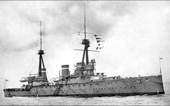 Hms Invincible 1907 British Battleship