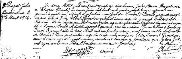 Witness Statement Cpl Peugeot