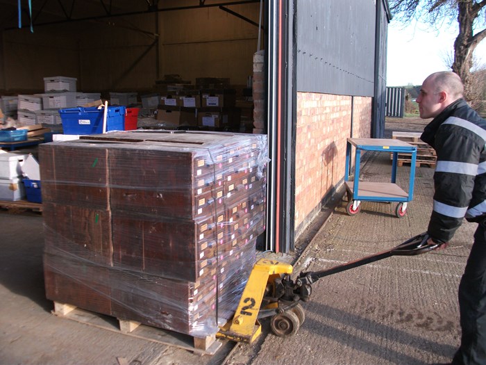 Into A 'Holding' Warehouse Before Re Assembly