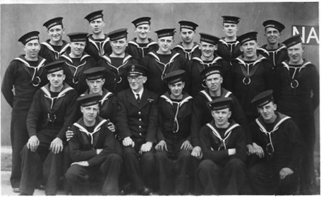 Dad With His Navy Mates