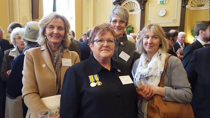 Dora Ringland Foreground With Peregrine Dearden’S Granddaughters
