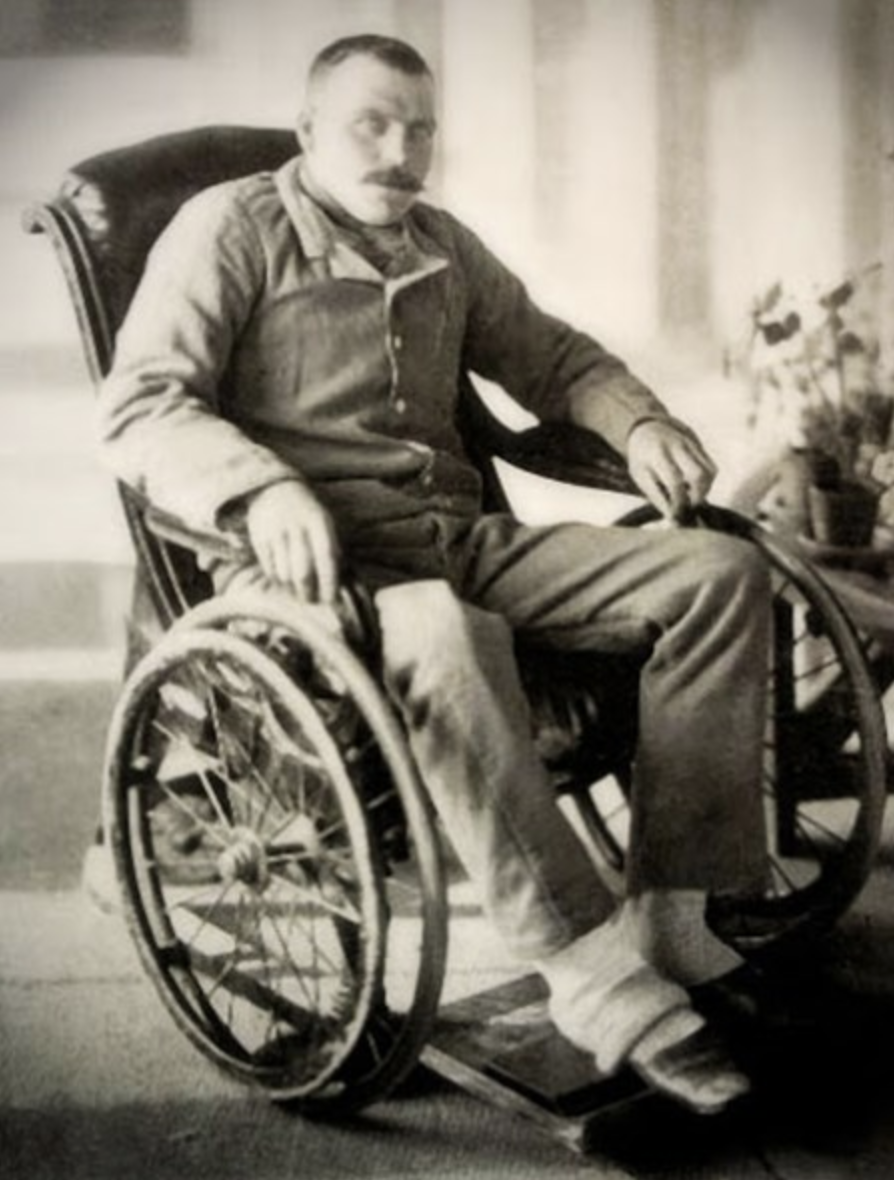 George Recovering From Wounds