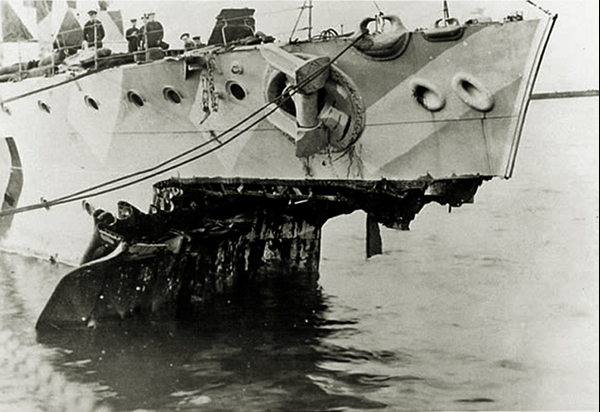 HMS Fearless After Collision With K17
