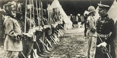 Lord Kitchener Reviewing Indian Troops Wwi 4435833.Jpg