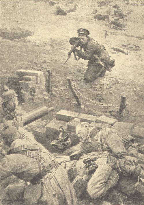 A Highly Imaginative Illustration Of O'leary's Actions From 'Deeds That Thrill The Empire'