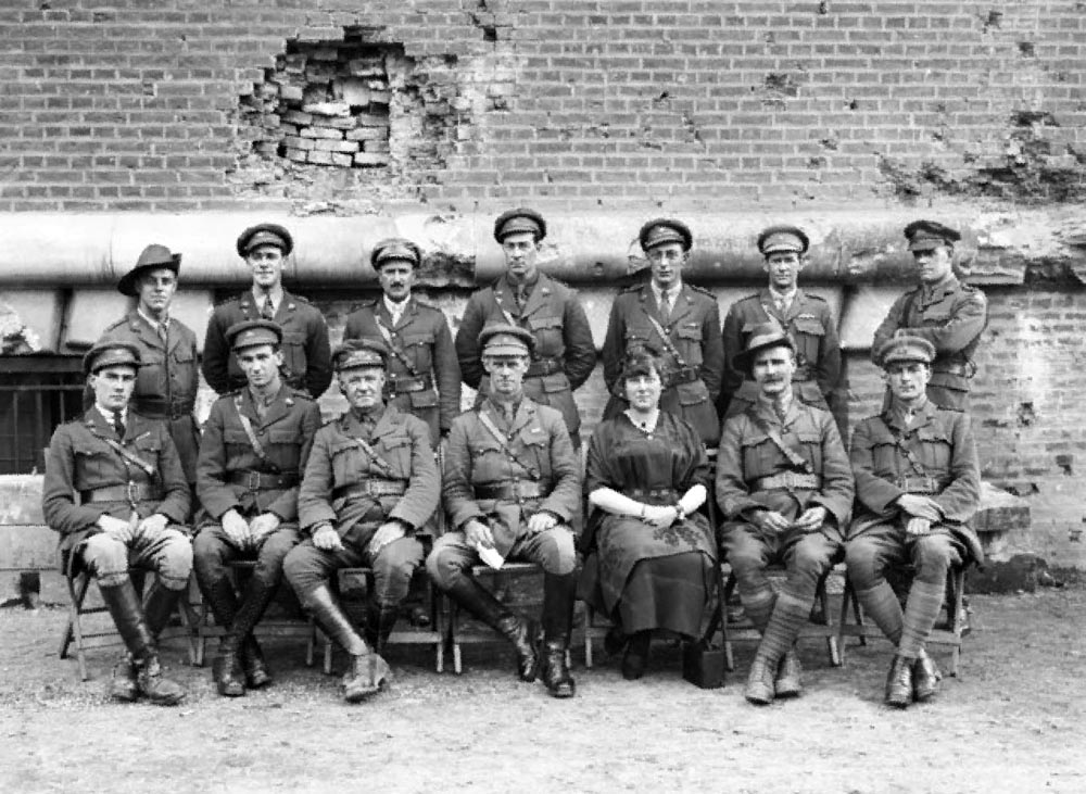 Lt Col Mott And Officers Of The AGD