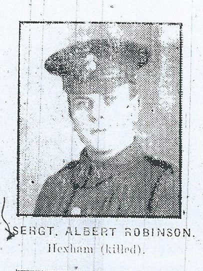 Sgt Albert Robinson