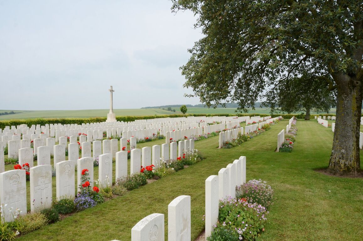 Tincourt British Cemetery Photo CWGC