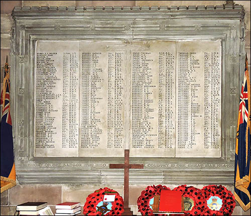 Bangor Cathedral Ww1 Memorial (1)