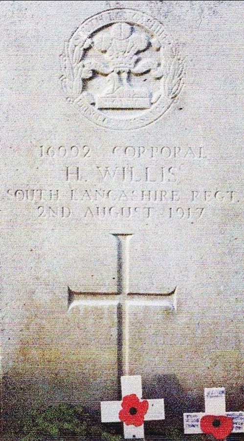 His Headstone At Poelcapelle.