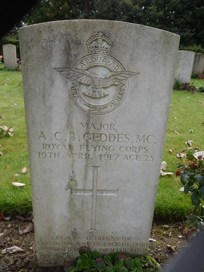 The Headstone On Geddes' Grave