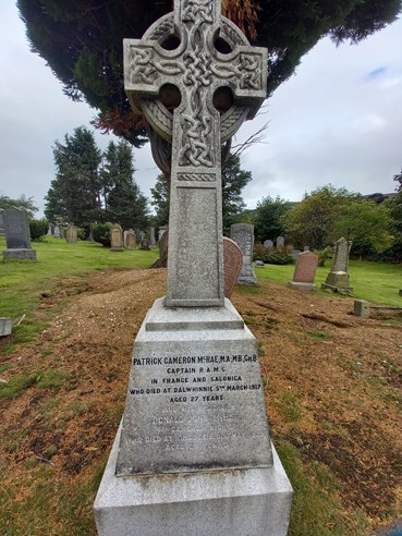 Patrick Cameron Macrae Gravestone
