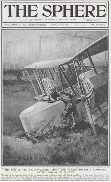 The Sphere’S Picture Of The Vimy’S Landing