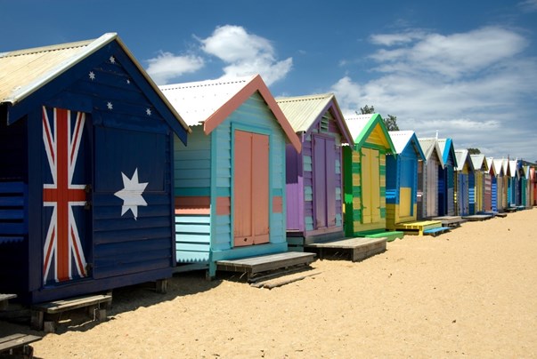 These Beach Huts Are In Brighton, Melbourne, Not Brighton, Sussex!