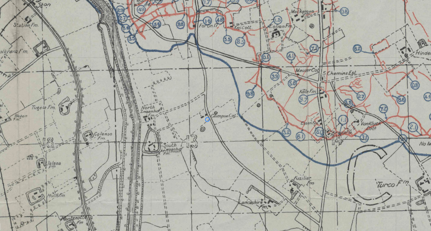 Trenches At South Zwaanhof Farm At The End Of June 1915