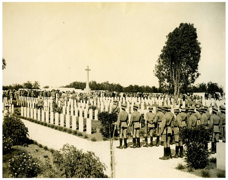 Unveiling Of Ramleh War Cemetery On 6 May 1927