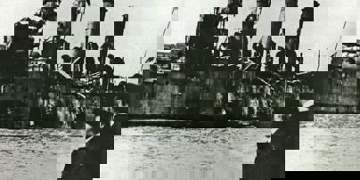 HMS Vindictives Damage After The Zeebrugge Raid