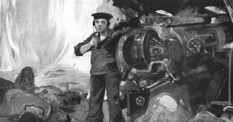 Jack Cornwell. Image From 'Deeds That Thrill The Empire'