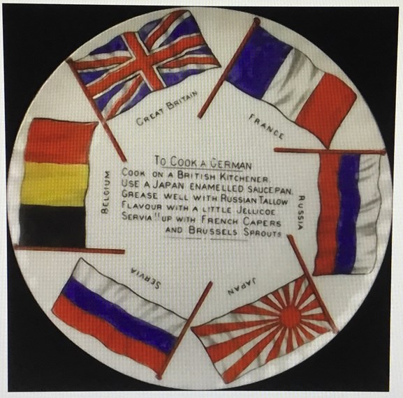 To Cook A German Side Plate, By W.H. Goss.