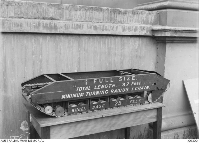 Another View Of De Mole’S Model. (Source Australian War Memorial)