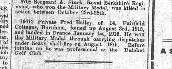 Berkshire Chronicle 1 December 1916