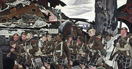 The Conquerors By Eric Kennington; Originally Titled The Victims It Was Renamed After Objections From The Battalion's Commanding Officer