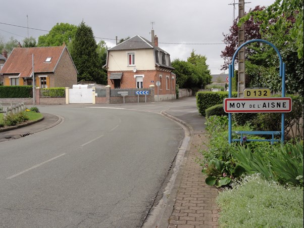 Moÿ De Laisne Aisne City Limit Sign
