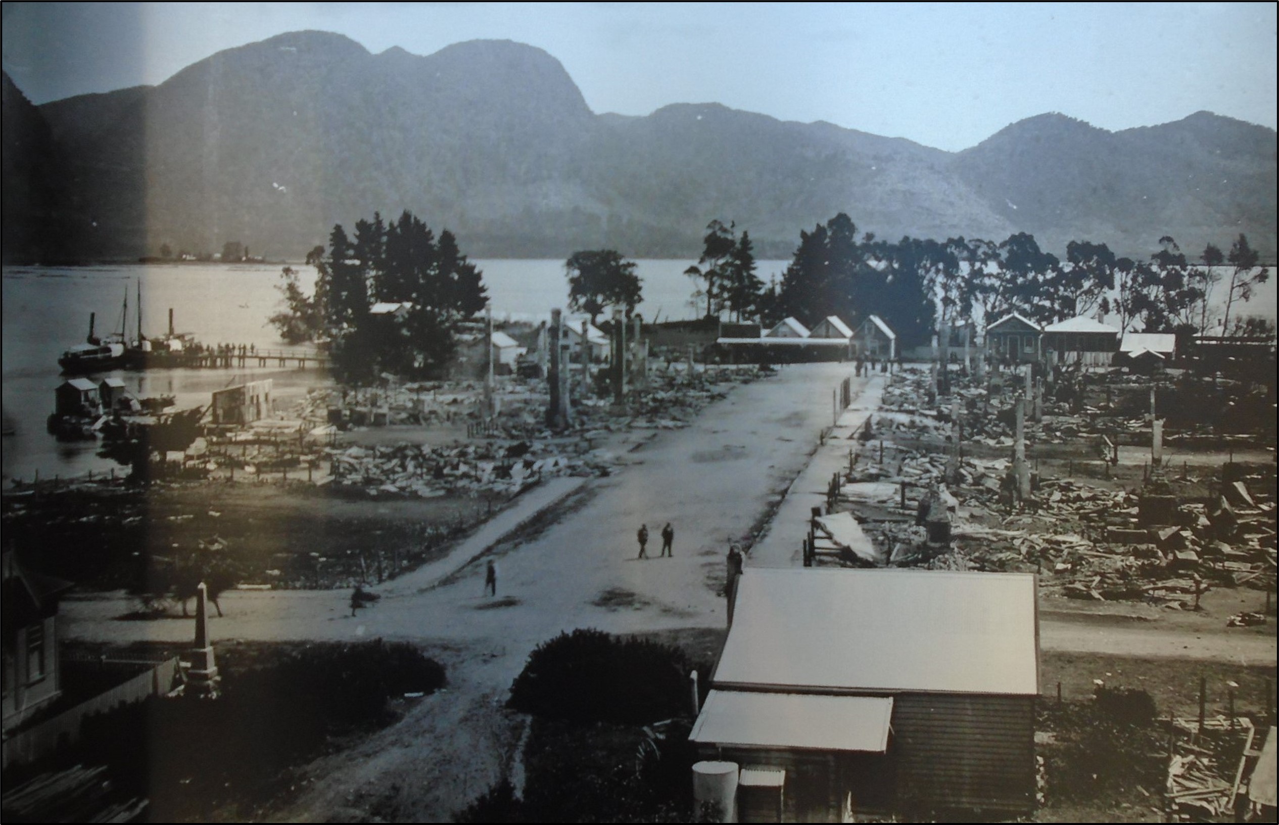 The Scene Of Destruction In Collingwood Following The 1904 Fire