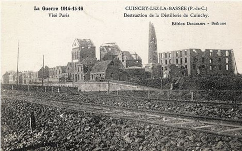 The Ruins Of The Distillery At Cuinchy, Early In The War.