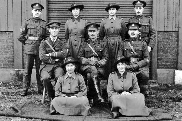 WAAC Workers And Chief Ordnance Office Staff, Rouen 1917
