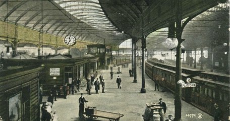 Platform 8, Central Station, Newcastle 1908