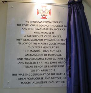 Portuguese Window Plaque