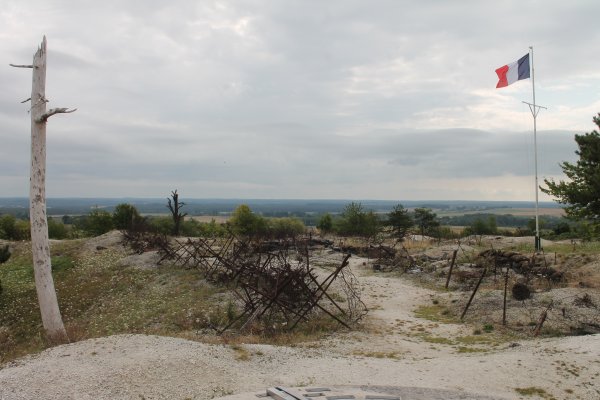 Main De Massiges View Over Trenches