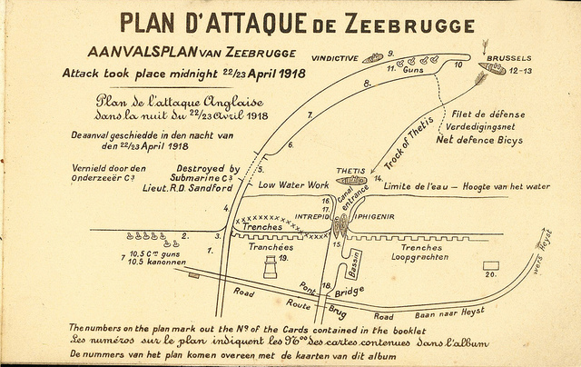Zeebrugge Attack Plan