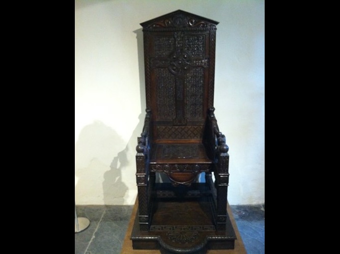 The Black Chair Of The 1917 Eisteddfod.