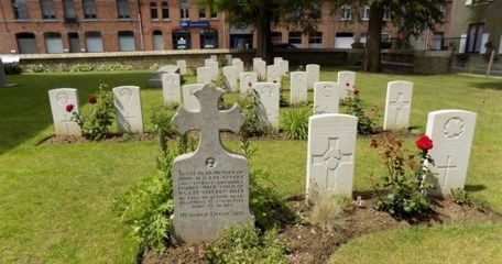 Thirty Six CWGC Headstones In The Churchyard